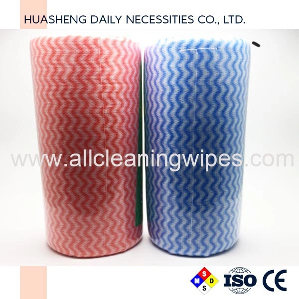 China Factory Hot Sales Spunlace Household Cleaning Wipe Nonwoven
