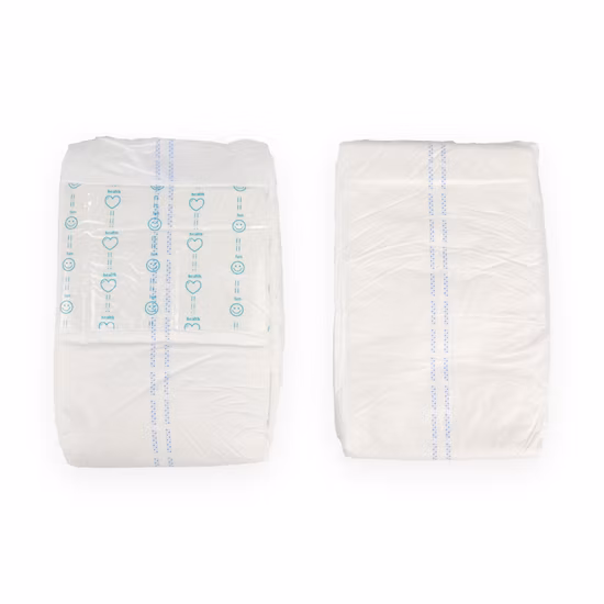 Disposable Adult Diaper with "S" Cut Manufacturer for Elderly People Cheap Price Free Sample Print PE Back Sheet in China