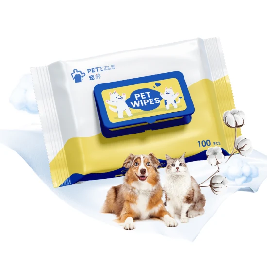 OEM Customized Dog and Cat Wipes Pet Cleaning Wipes